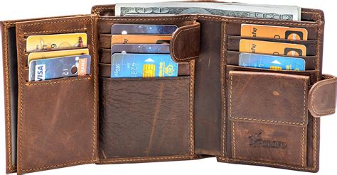 leather card wallet men rfid|genuine leather rfid blocking wallet.